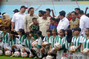 Presiden Prabowo Subianto Inaugurates 17 FIFA-Standard Stadiums in Indonesia